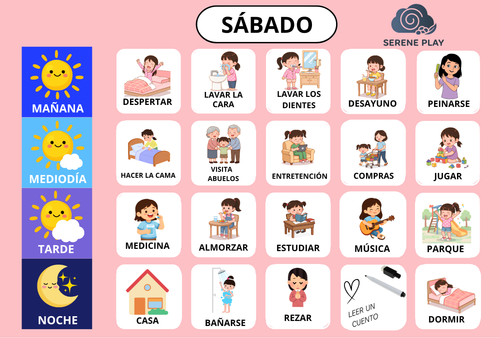 Calendario Magnético de rutinas